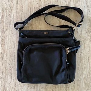 Tumi black crossbody